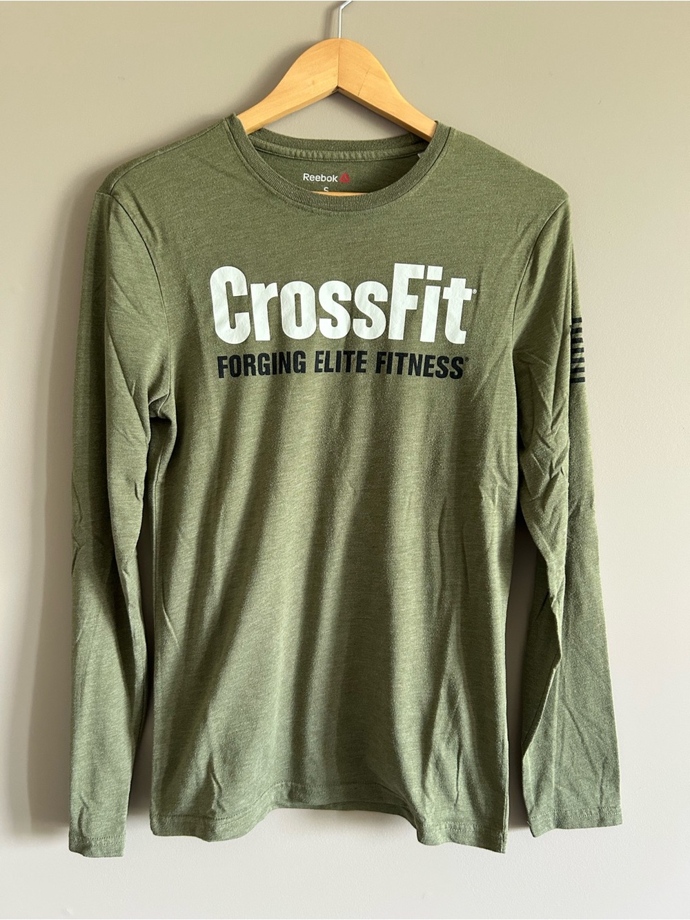 Reebok CrossFit Long Sleeve Shirt in Olive